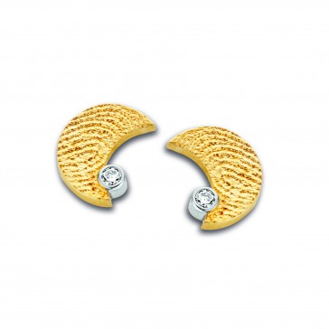 Moon zirconia gold yellow/yellow