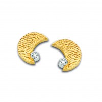 Moon zirconia gold yellow/yellow